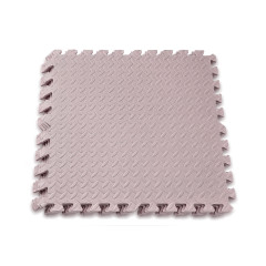 Татамі мат EasyFit SwallowTail (пазл ластівчин хвіст з бортиком), Розмір 120x120 см, Товщина 10 мм, EVA-піна, Бежевий