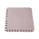 Татамі мат EasyFit SwallowTail (пазл ластівчин хвіст з бортиком), Розмір 120x120 см, Товщина 10 мм, EVA-піна, Бежевий