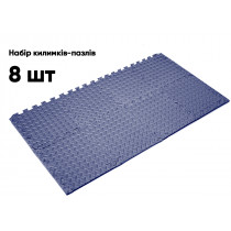 Татами мат EasyFit 8 шт (30х30х1 см) ласточкин хвост синий Татами мат EasyFit 8 шт (30х30х1 см) ласточкин хвост синий