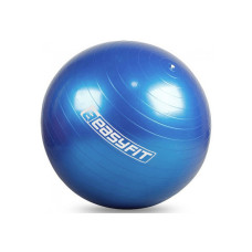 М'яч для фітнеса EasyFit, Діаметр 65 см, Максимальне навантаження 120 кг, ПВХ, Синій