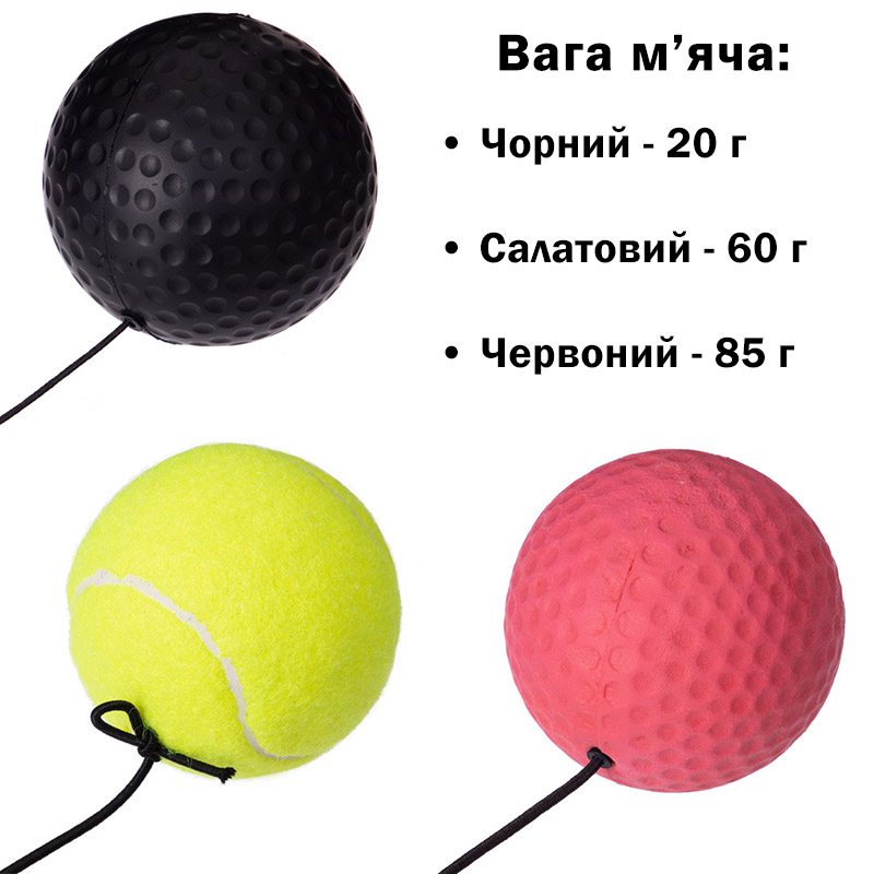 Набір для боксу EasyFit Fight Ball Set 3 (3 м'ячі), Для тренувань