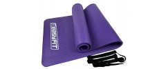 Килимок EasyFit для пілатесу та фітнесу, 180x60 см, товщина 10 мм, NBR, фіолетовий
