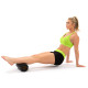 Массажный ролик EasyFit Solid Roller v.1.1s, Длина 33 см, Диаметр 13,5 см, EVA-пена, Оранжевый