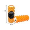 Масажний ролик (валик) EasyFit Grid Roller Extreme, Довжина 33 см, Діаметр 14 см, Каркас із високоміцного пластику, Піна EVA з масажною поверхнею 3D, для МФР, фітнесу, йоги та реабілітації, Помаранчевий