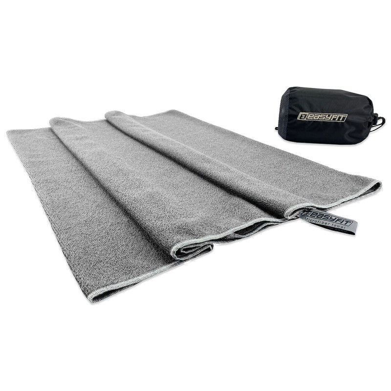 Полотенце из микрофибры 140х60 см EasyFit SilverWing в сумочке