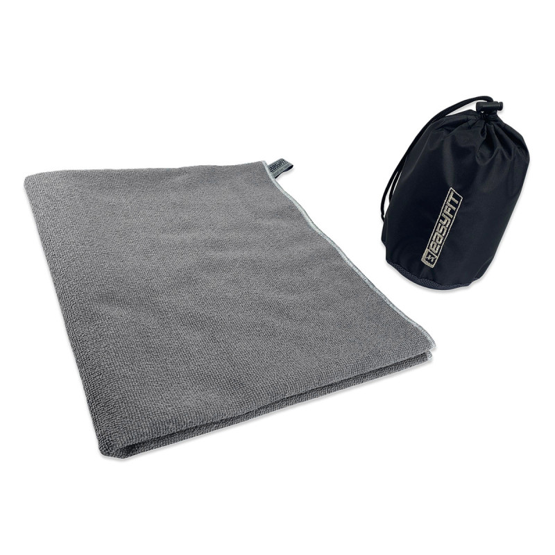 Полотенце из микрофибры 140х60 см EasyFit SilverWing в сумочке