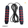 Скакалка EasyFit швидкісна, довжина 280 см, тренажер для боксу та гімнастики, чорний