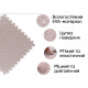 Татамі мат EasyFit SwallowTail (пазл ластівчин хвіст з бортиком), Розмір 120x120 см, Товщина 10 мм, EVA-піна, Бежевий