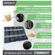 Обтяжувачі для ніг і рук EasyFit (пара), Вага 5 кг, Оксфорд, Пісок, Чорно-сірий