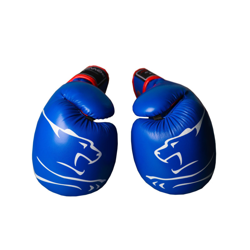 Боксерські рукавиці PowerPlay 3018 Jaguar Сині 14 унцій