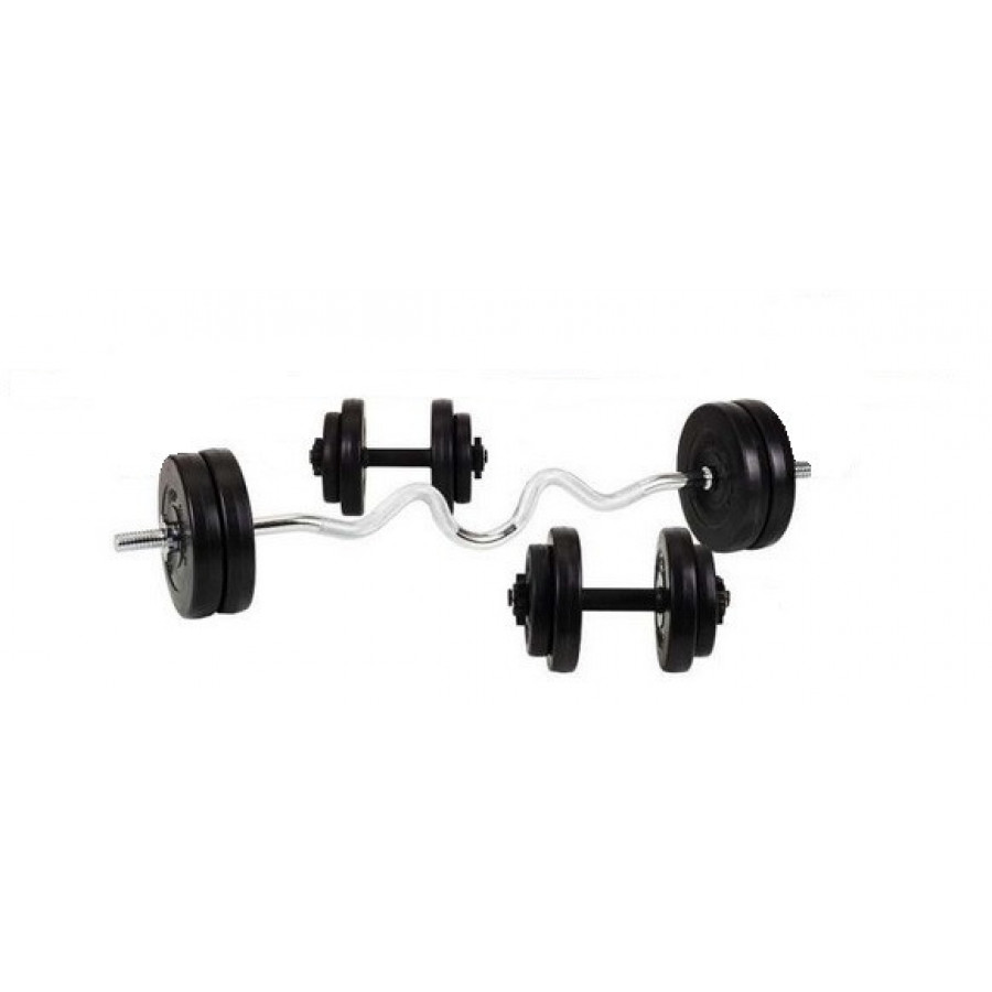 ШТАНГА + ГАНТЕЛИ НАБОР STRONG 60 КГ