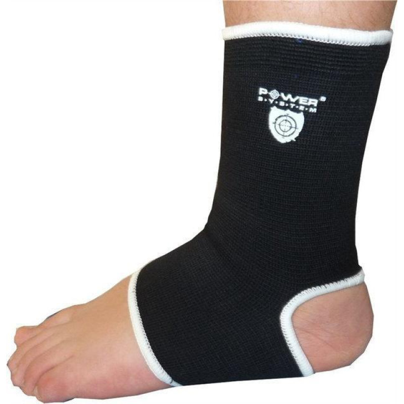 Бандажі на гомілкостоп Power System PS-6003 Ankle Support Black (пара), Розмір L, Поліестер, Чорний 