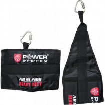 Петлі підвісні (петлі Береша) Power System PS-4038 Ab Slings Black Петлі підвісні (петлі Береша) Power System PS-4038 Ab Slings Black