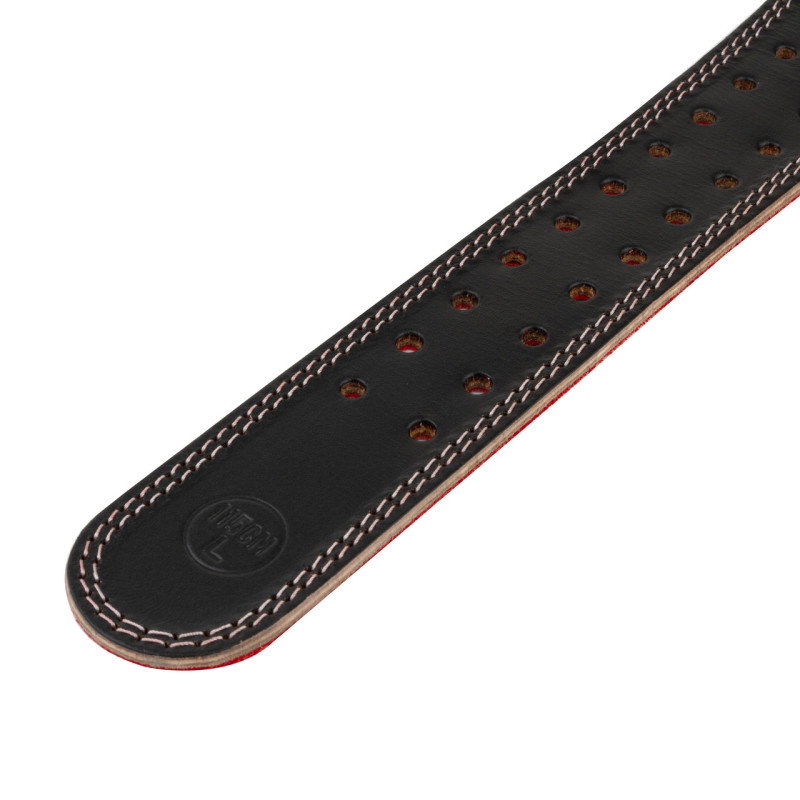 Пояс для тяжелой атлетики Power System PS-3030 Elite Edition Black, Размер XL, Натуральная кожа, Стальная пряжка, Черный