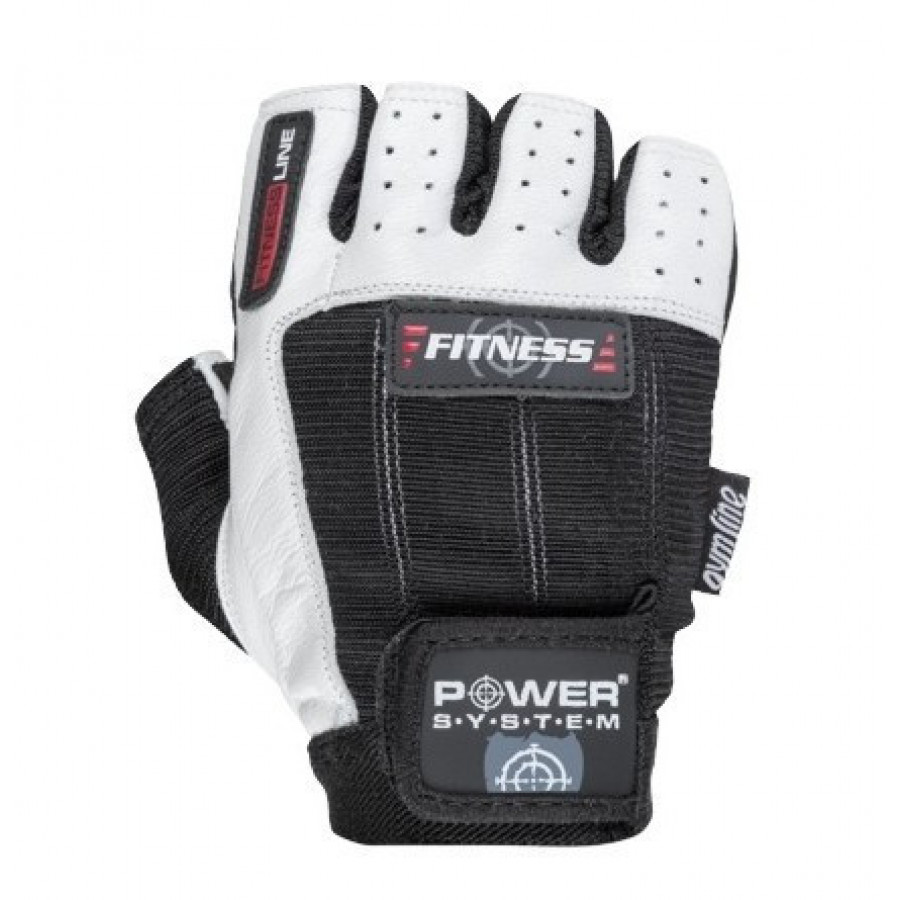 Рукавички для фітнесу Power System PS-2300 Fitness Black/White L