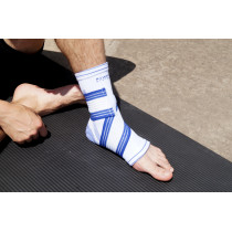 Бандажі на гомілкостоп Power System PS-6009 Ankle Support Pro Blue/White (1шт.) S/M Бандажі на гомілкостоп Power System PS-6009 Ankle Support Pro Blue/White (1шт.) S/M