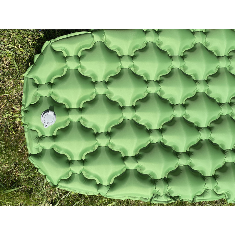 Надувной каремат походный, туристический WCG для кемпинга (зеленый)
