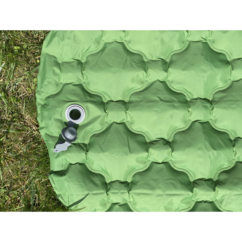 Надувной каремат походный, туристический WCG для кемпинга (зеленый)