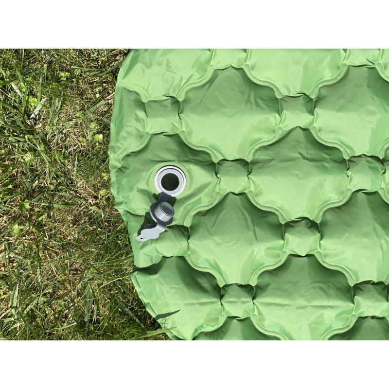 Надувной каремат походный, туристический WCG для кемпинга (зеленый)