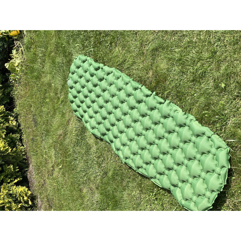 Надувной каремат походный, туристический WCG для кемпинга (зеленый)