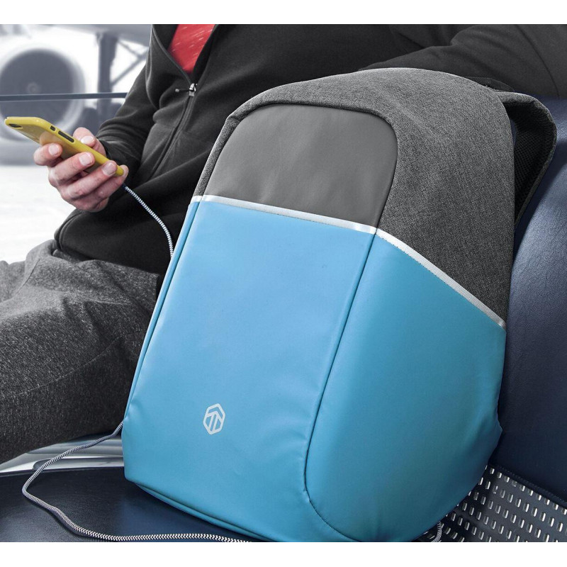 Рюкзак міський з Rfid Topmove IAN352250 сірий на 12л