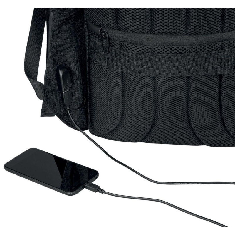Рюкзак міський з Rfid Topmove IAN352250 сірий на 12л