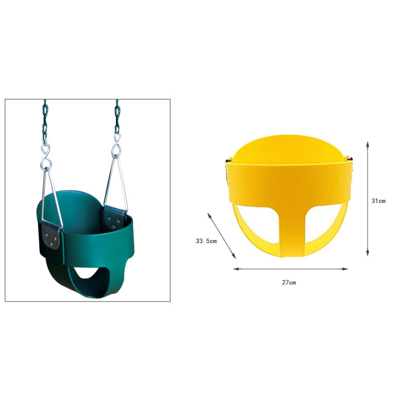 Дитячі гойдалки гумові із захистом (посилені) WCG Sit