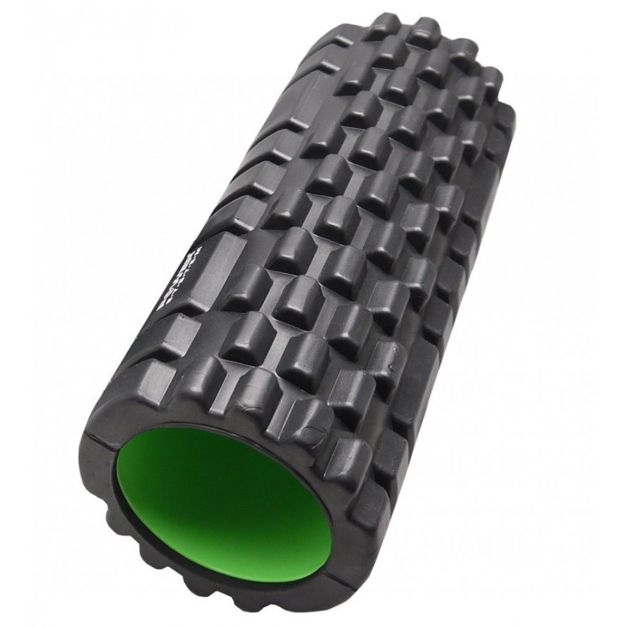 Масажний ролик (роллер) Power System PS-4050 Fitness Foam Roller Black/Green (33x15см.)