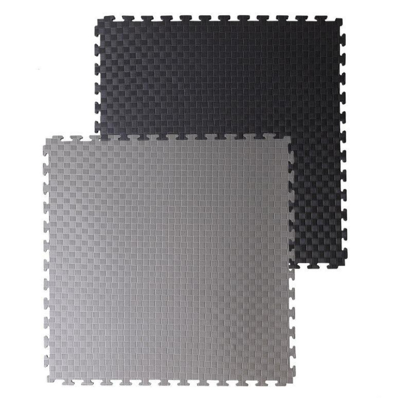 Мат-татами (Мат-пазл ласточкин хвост) WCG EVA 100х100х3 cm черно-серый