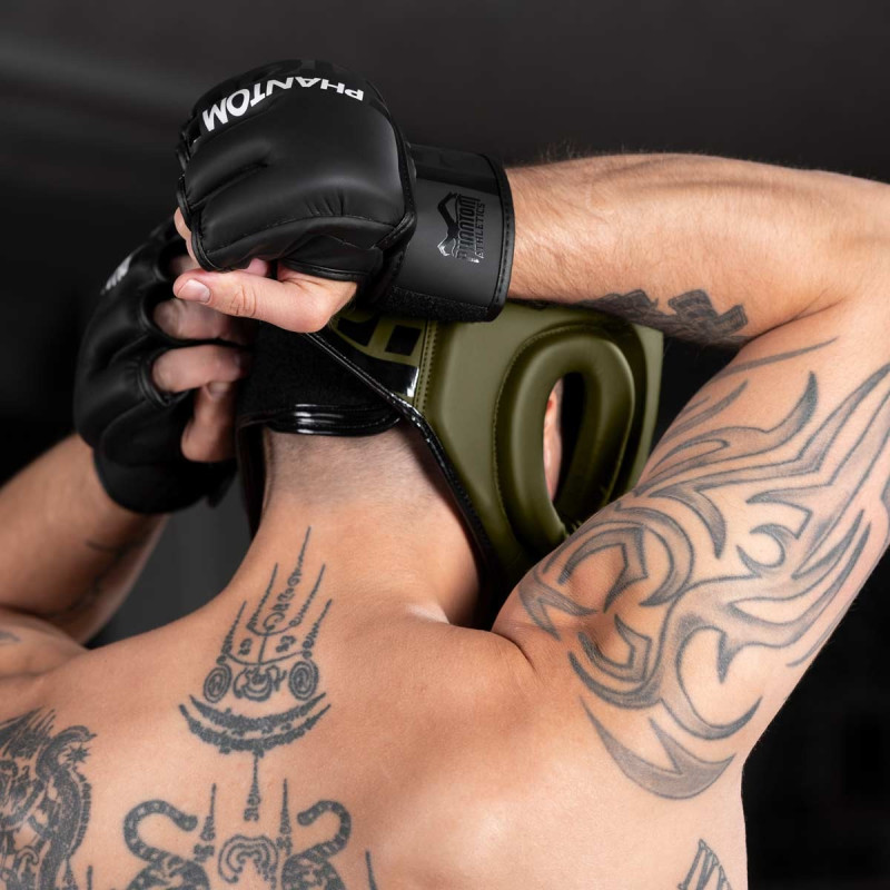 Боксерський шолом Phantom APEX Full Face Army Green