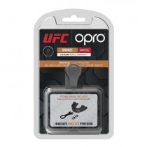 Капа боксерська OPRO Bronze UFC Hologram White (art.002258002)