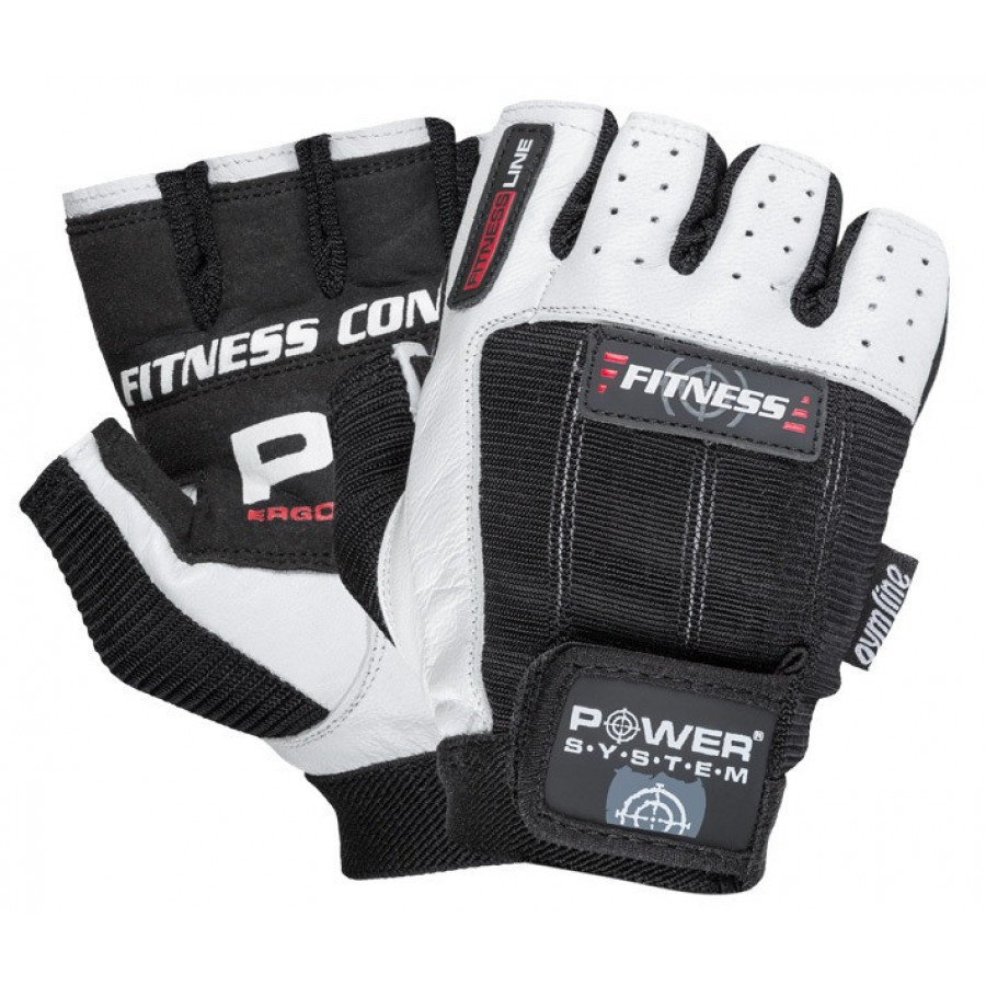 Рукавички для фітнесу Power System PS-2300 Fitness Black/White L