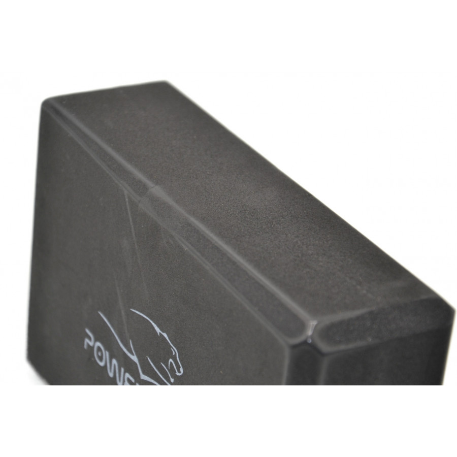 Блок для йоги 2 шт (пара) PowerPlay 4006 Yoga Brick EVA Чорні