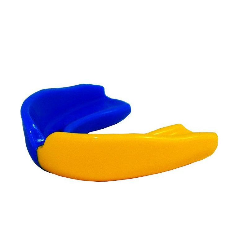 Капа боксерська PowerPlay 3311 SR Синьо-Жовта