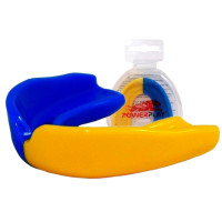 Капа боксерська PowerPlay 3311 SR Синьо-Жовта