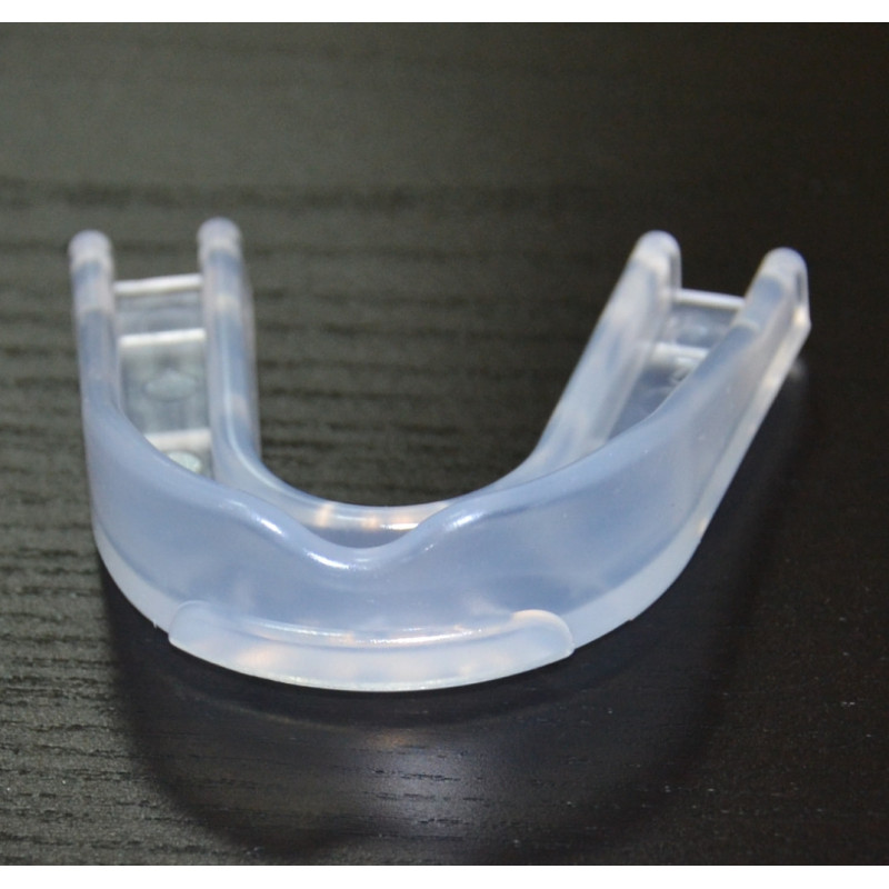 Капа боксерська PowerPlay 3306 JR дитяча (вік до 10) прозора з смаком лемону