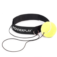 Файтбол (мяч для реакции) PowerPlay 4319 Fight Ball, Теннисный мяч на резинке, Нейлоновая повязка (регулируемая длина), Мешочек для хранения