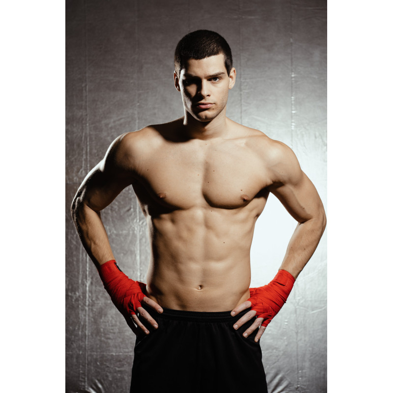 Бинти для боксу Power System PS-3404 Red (4 м)