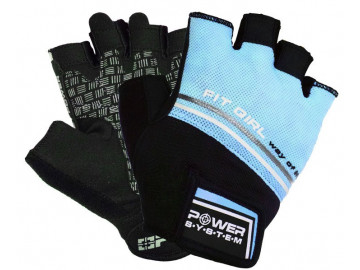Рукавички для фітнесу Power System PS-2920 Fit Girl Evo Blue S