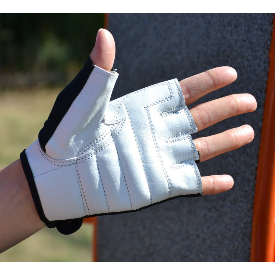 Рукавички для фітнесу MadMax MFG-250 Basic Whihe XL