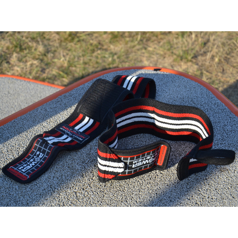Кистьові бинти Power System PS-3500 Wrist Wraps Red/Black