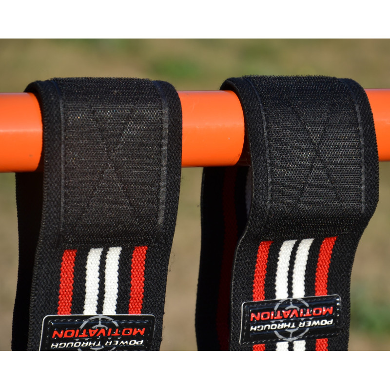 Кистьові бинти Power System PS-3500 Wrist Wraps Red/Black