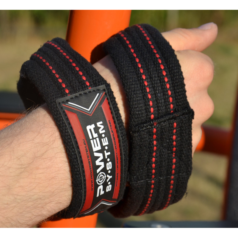 Лямки для тяги (вісмірка) Power System PS-3405 Figure 8 Black/Red S/M