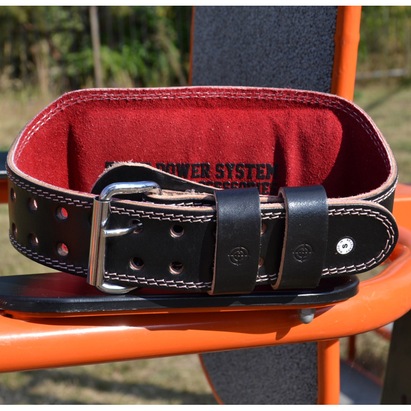 Пояс для важкої атлетики Power System PS-3030 Elite Edition шкіряний Black XL