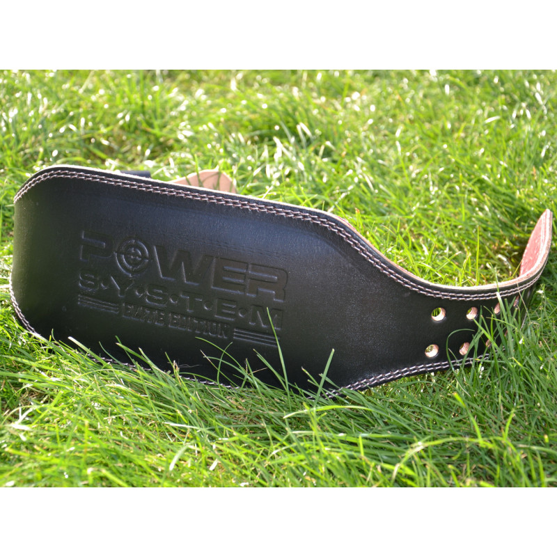 Пояс для важкої атлетики Power System PS-3030 Elite Edition шкіряний Black XL