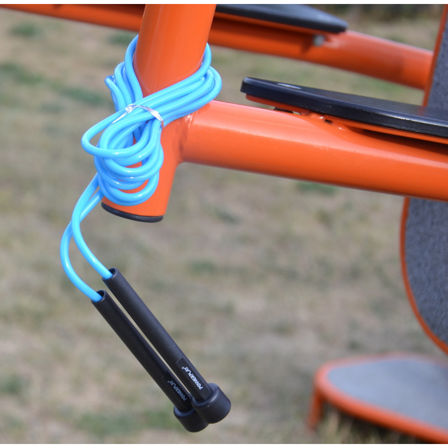 Скакалка PowerPlay 4201 Basic Jump Rope Синя (2,8m.)