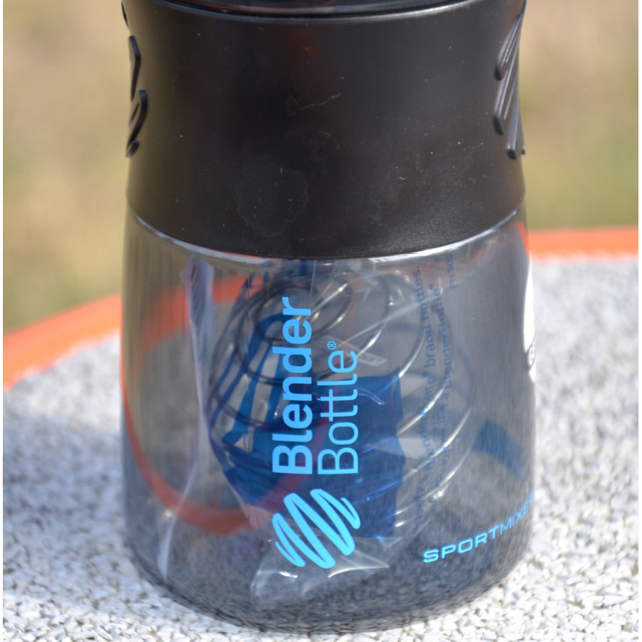 Шейкер спортивний (пляшка) BlenderBottle SportMixer Flip 20oz/590ml Black/Cyan