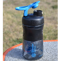 Шейкер спортивний (пляшка) BlenderBottle SportMixer Flip 20oz/590ml Black/Cyan Шейкер спортивний (пляшка) BlenderBottle SportMixer Flip 20oz/590ml Black/Cyan