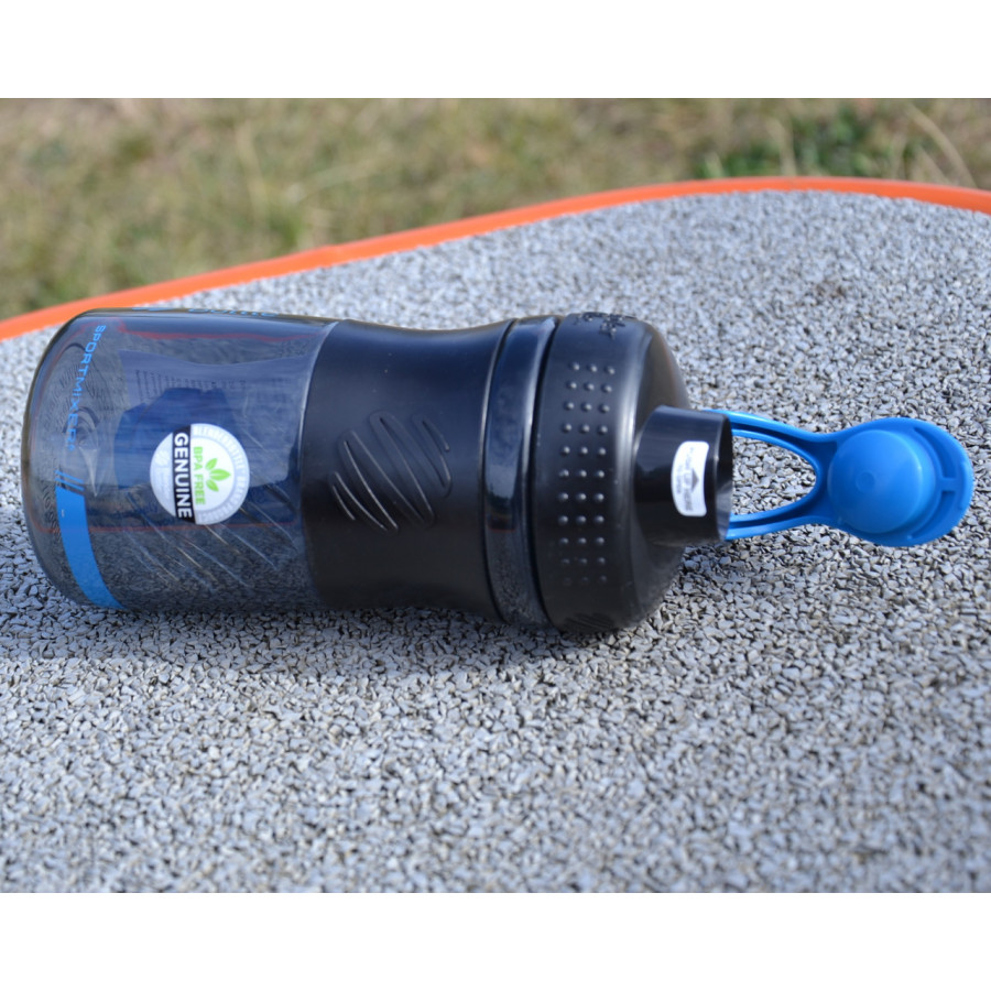 Шейкер спортивний (пляшка) BlenderBottle SportMixer Flip 20oz/590ml Black/Cyan
