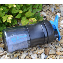 Шейкер спортивний (пляшка) BlenderBottle SportMixer Flip 20oz/590ml Black/Cyan Шейкер спортивний (пляшка) BlenderBottle SportMixer Flip 20oz/590ml Black/Cyan